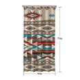 thumbnail image 5 of Brown Triangular Geometric Pattern Shower Curtain 36"x72" ,Bathroom Decorative Shower Curtains Set with 12 Hooks,Modern Waterproof Washable Shower Curtain, 5 of 6