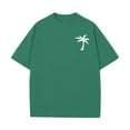 thumbnail image 6 of Ankishi Hawaiian Tee Shirts for Men Tropical Palm Tree Casual Short Sleeve Graphic Tee Overszied Summer Tops for Travel, 6 of 8