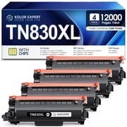 TN830XL Toner Cartridge Compatible for Brother TN830XL Toner Cartridges for Brother DCP-L2640DW HL-L2405W HL-L2460DW MFC-L2820DW printers(4-Pack)