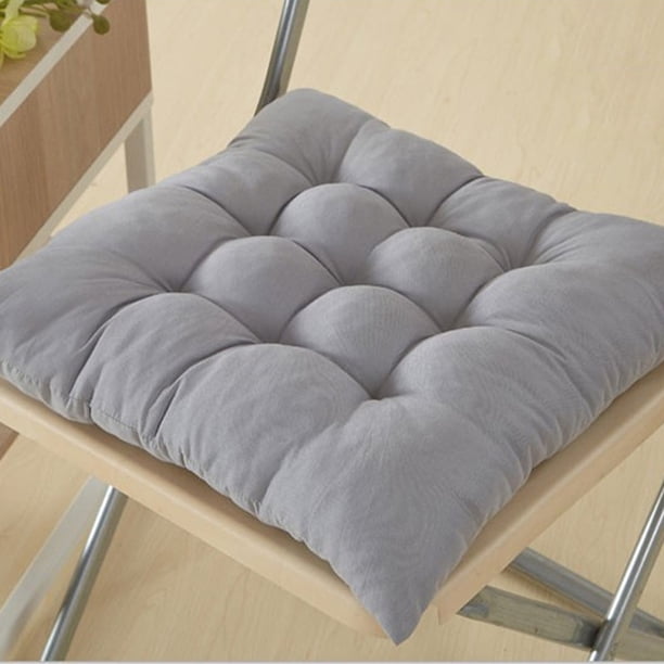 16inch Polyester Square Seat Cushion Hard Chair Mat Indoor Outdoor Sofa Chair Pads Cushion Pillow Pads For Garden Home Kitchen Office Tatami Pillow Case Walmart Com Walmart Com