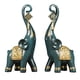 thumbnail image 1 of Estatua de elefante de la buena suerte con trompa, decoración decorativa Azul, 1 of 9
