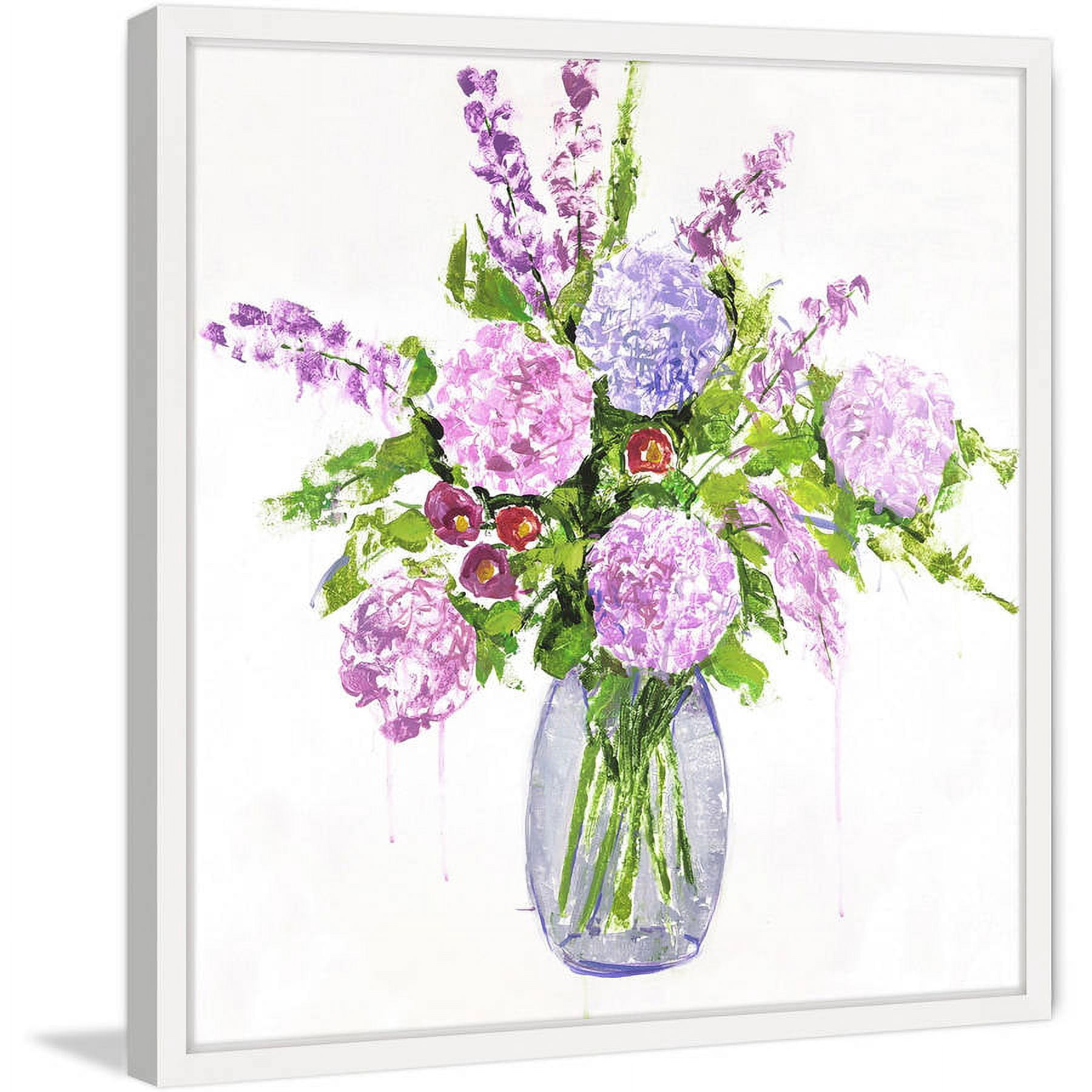 "Moon Blooms" Framed Painting Print