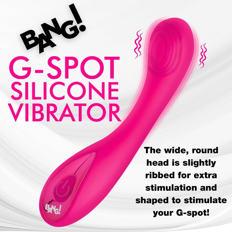 Bang! G-Spot Silicone Vibrator, Pink