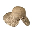 thumbnail image 6 of Summer Hats for Women Women Bow Knot Casual Fisherman Hat Outdoor Fashion Woven Sun Cap Khaki One Size, 6 of 6