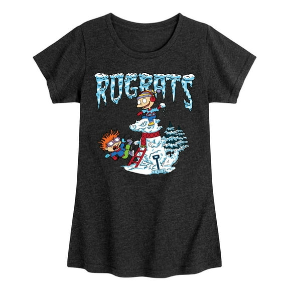 Rugrats - Snowball Fight - Toddler & Youth Girls Short Sleeve Graphic T-Shirt
