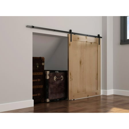 Highpoint Mini Flat Rail Barn Door Hardware Surface Mount Matte