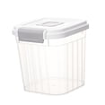 thumbnail image 4 of GUOOL Dry Food Container Rice Storage Container,Multipurpose, Airtight Rice Storage Bin Rice Dispenser for Kitchen Sugar Nuts Flour Clear 5kg, 4 of 9