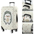 thumbnail image 6 of Travel Luggage Cover Suitcase Protector Fits 18-32 Inch Luggage Wheel Covers Patterned Travel Related Items Flower Luggage Protector Elastic Luggage Anti-scratch Suitcase Cover XL, 6 of 6