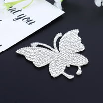 COSMOBETTY 1Pack DIY Rhinestone Butterfly 3D Decal Sticker for Car Owners and Enthusiasts 2.4x2.8in