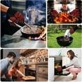 thumbnail image 4 of Heat-Resistant BBQ Grill Glove Non-slip Silicone Dotted One Glove for Baking Cooking Welding Either Hand Football Gloves Men Blue One Size, 4 of 6