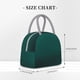 thumbnail image 2 of Balery Dark teal green Bolsa de Almuerzo para Mujeres, Caja de Almuerzo, Bolsa de Almuerzo Pequeña Impermeable, Tote de Almuerzo Reutilizable con Gran Capacidad, 2 of 6