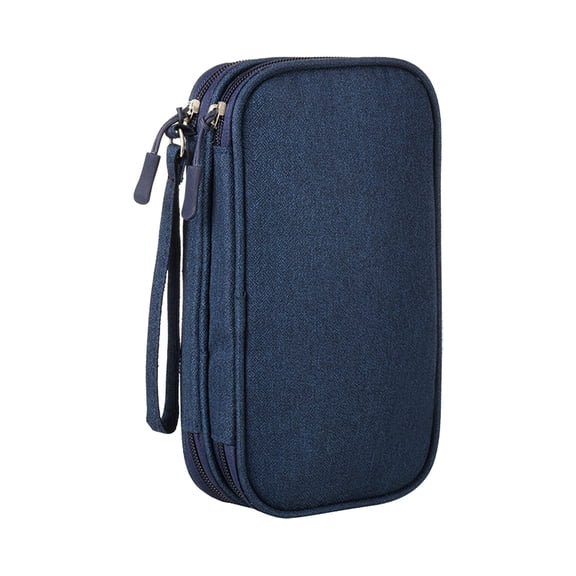 Aetherz Travel Cable Organizer Pouch, Electronic Accessories Carry Case Portable Waterproof Double Layers All-In-One Storage Bag for Cord, Charger, Phone, Earphone