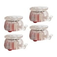thumbnail image 2 of LOVIVER 4Pcs Roue Pivotante Ronde Roulette Rotation de 360 Degrés Facilement Installer avec Frein Roue Rouge Clair, 2 of 8