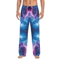 thumbnail image 7 of FORMRS Mens Pajama Pants with Pockets Sleepwear Lounge Bottoms Sizes S-2XL, Galaxy Pattern, 7 of 7