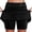 Black, variant on Women's Tennis Skirts Summer Skirt Semi-Integral Style for Women Mid Rise Culottes with Pocket Printed Casual Fashion Everyday Comfort Versatility for Spring Purple S