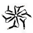 thumbnail image 1 of Black Bed Sheet Straps, Easy to Install Bed Sheet Clips, Fitted Sheet Clips Sheet Straps, Say Goodbye to The Messy Sheets, 1 of 5