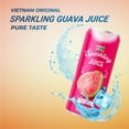 thumbnail image 2 of Vinut Sparkling Guava Juice, No Sugar Added, Low in Calories, Non-GMO, Rich in Antioxidants Vitamin C, A and Fiber, Contains 85% juice, 24 x 11 Fl oz Cans, 2 of 6