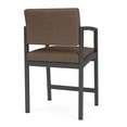 thumbnail image 5 of Lesro Lenox Steel Polyurethane Hip Waiting Room Guest Chair in Charcoal/Castillo Quarry Brown, 5 of 5