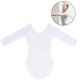 thumbnail image 2 of Ropa de práctica de danza de ballet para mujer, leotardos de manga corta con mangas en la espalda, monos, trajes de gimnasia para adultos, 2 of 8