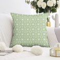 thumbnail image 2 of Set Of 4 Green Geometry Pillow Covers 20x20 Inch Linen Decorative Square Throw Pillow Covers for Living Room Sofa Couch Decoration, 2 of 6