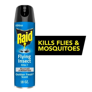 Raid Flying Insect Killer 7, Flies & Mosquito Bug Spray, Outdoor Fresh Scent, 18 oz