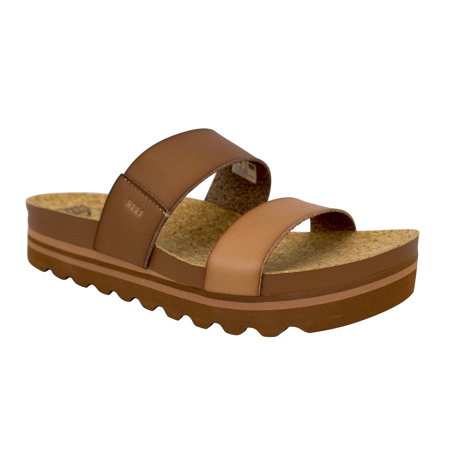 Reef Dames Cushion Bounce Vista Suede Slide Sandaal, natuurlijk, 40 EU