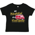 thumbnail image 3 of Inktastic My Pawpaw is a Firefighter with Fire Truck Boys or Girls Toddler T-Shirt, 3 of 5