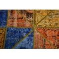thumbnail image 5 of Small Rugs, Patchwork Rug, Turkish Rug, Oushak Rugs, Rugs For Entry, 1.9x3.6 ft Orange Rug, Overdyed Rug, Wool Rug, Housewarming Gift, 13428, 5 of 10