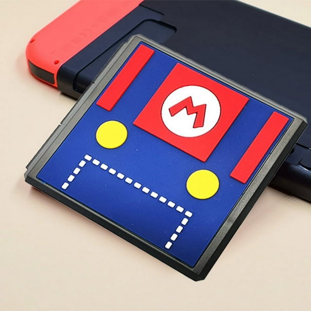 Switch Game Card Case Holder for Nintendo Switch Lite/ Switch OLED, Cute Kawaii Portable Thin Hard Shell, Protective Shockproof Storage Case Box with 12 Cartridge Slots