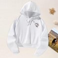 thumbnail image 1 of La Sudadera con Capucha de La Parte Superior de de Las Mujeres Remata La Sudadera con Capucha para El Trabajo, La Oficina, Los Deportes, La Blanco, 1 of 8