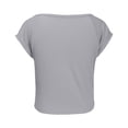 thumbnail image 6 of Shirts for Kids Girls Sleeveless Square Neck Grey Tshirt for Girls Basic Plain Kids Girl Shirts 9-10 Years, 6 of 9