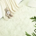 thumbnail image 2 of Noahas Soft Fluffy Area Rug Modern Shaggy Bedroom Rugs for Kids Room Nursery Rug Floor Carpets, 3'x 5',Cream, 2 of 7