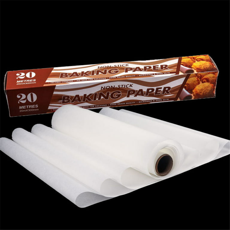 Silicone Baking Paper Non-stick Durable Baking Parchment Dual-sided Wax  Paper Sheets for Baking Cookies Bread