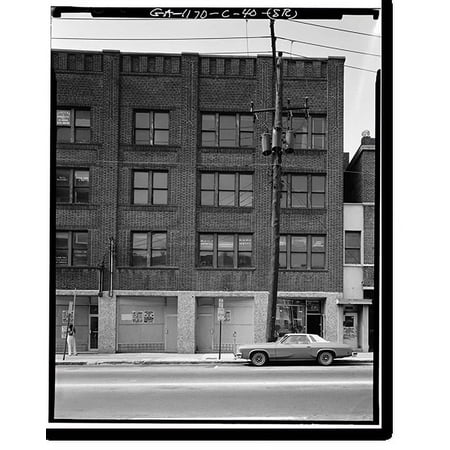 Historic Print, 126-255 Auburn Avenue (Commercial Buildings), Auburn Avenue, Atlanta, Fulton County, GA - 87, 16" x 20"