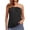 Black, variant on YAYUBA Women's Summer Tube Tops Casual Strapless Tops Loose Sleeveless Going Out Bandeau Tank Shirts, Black, M