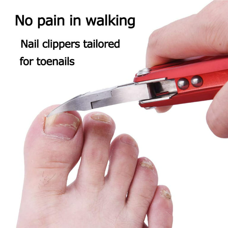 Lobodt Nail Clipper, Anti Splash Nail Clipper,Long Handled Ultra Sharp and  Sturdy Stainless Steel Large Toe Nail Clippers with Built-in Nail File,  Suitable for Thick Nails - Yahoo Shopping