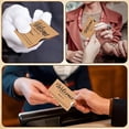 thumbnail image 5 of 1000 Pcs Kraft Paper Hotel Key Card Envelope Credit Card Protectors Cover Gift Card Envelope Holder Sleeves Printed Welcome Guests Enjoy Your Stay for Business, 2.36 x 3.54 Inch$$Office, 5 of 7