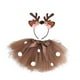thumbnail image 3 of Conjunto de falda de disfraz de reno, aro para el pelo, accesorios para disfraz de Cosplay, tocado encantador, diadema de astas de animales para puest, 3 of 8