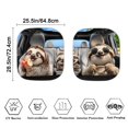 thumbnail image 5 of Binienty Windshield Sun Shade Funny Sloth Car Sun Shade Automotive Accessories Lightweight Reflect UV Cars Window Shade Universal for Auto Sedan Van SUV 2 Pcs, 5 of 7