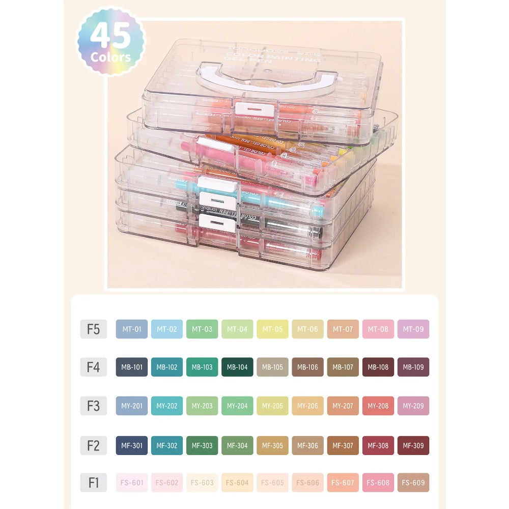 99 Colors Neutral Pen Multi-Color Handbook Pen Color Gel Pen Writing Painting Drawing Marker Stationery