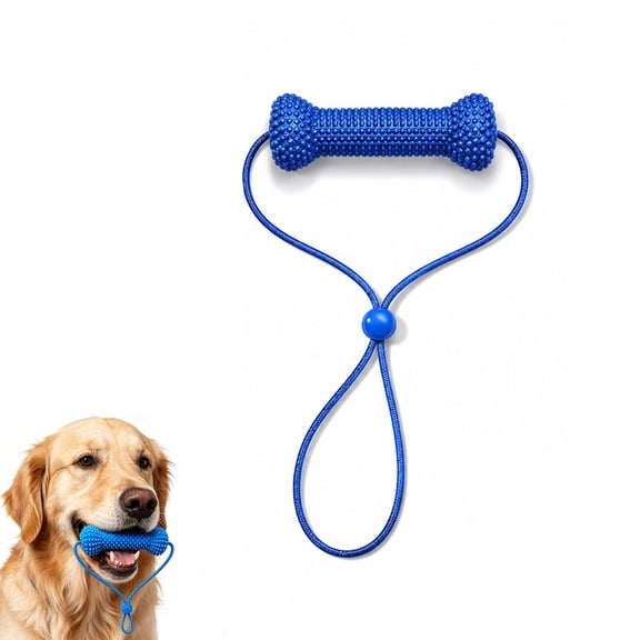 Dual-Action Canine Dental Prop – Dog Tooth Cleaning Chew Toy and Mouth Opener for Easier Teeth Brushing, Reusable Pet Oral Care Tool & Chew Toy for Small, Medium Dogs