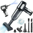 thumbnail image 1 of axGear Portable Blower Vacuum Cleaner Air Duster Cordless Rechargeable 2-In-1 Handheld, 1 of 7