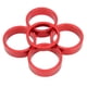 thumbnail image 5 of CANSUCC 5PCS 28.6MM MTB Bicicleta Horquilla Delantera Juego de Arandelas Vástago de Bicicleta Auriculares Espaciador Junta de HorquillaRojo, 5 of 10