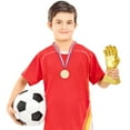 thumbnail image 4 of GOOHOCHY Trofeo decorativo Decoración Guante de portero Trofeo Premio Trofeo Suministro de fútbol, 4 of 7