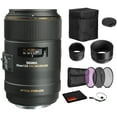 thumbnail image 1 of Sigma 105mm f/2.8 EX DG OS HSM Macro Lens for Nikon F with Bundle: 3pc Filter Kit + More, 1 of 6