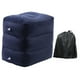 thumbnail image 4 of Reposapiés inflable de altura ajustable con bolsa de almacenamiento, almohada para piernas para viajes en avión, artículos esenciales de para, 4 of 8