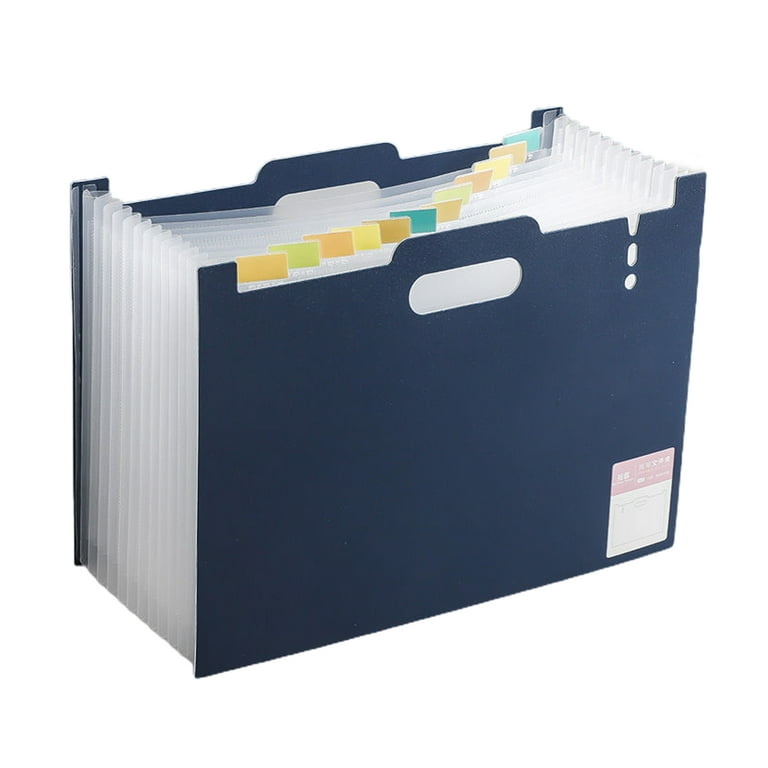 Document Folder Waterproof File Folder with Plastic Sleeves Sheet Protector  Eco-friendly File Folder Document Accordion