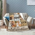 thumbnail image 4 of Best Mom Photo Custom Blankets With Photos And Name, Mom Christmas Photo Gift, Personalized Mom Birthday Gifts, We Love You Mom Blanket, 4 of 6