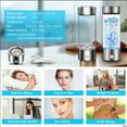 thumbnail image 4 of HYEASTR Hydrogen Water Bottle, 2024 New Portable Hydrogen Water Ionizer Machine, Hydrogen Water Generator, Hydrogen Rich Water Glass Health Cup for Home Office Travel - Black, 4 of 8