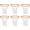 6Pcs, variant on Heavy Duty All Weather Basketball Net Replacement for Standard 12 Loop Rims Indoor or Outdoor